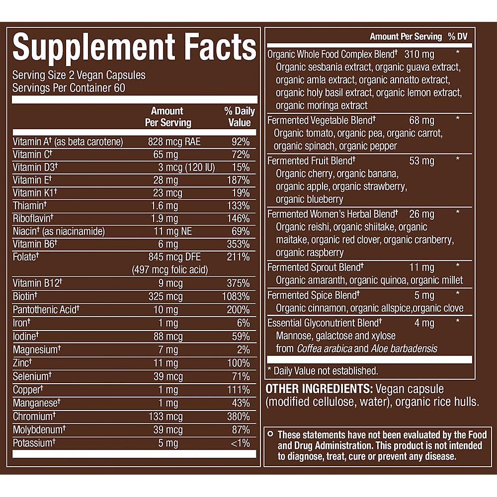 plnt multivitamin para mujer, cápsulas veganas listas para tomar