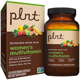 plnt multivitamin para mujer, etiqueta clara con información de ingredientes