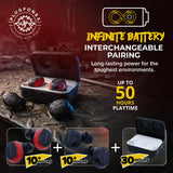 Plugfones Sovereign Duo reducción de ruido 22 dB para entornos ruidosos.