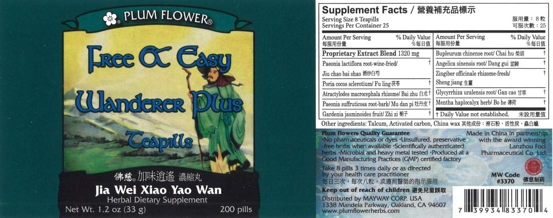 Pastillas Plum Flower Wanderer Plus en presentación individual.