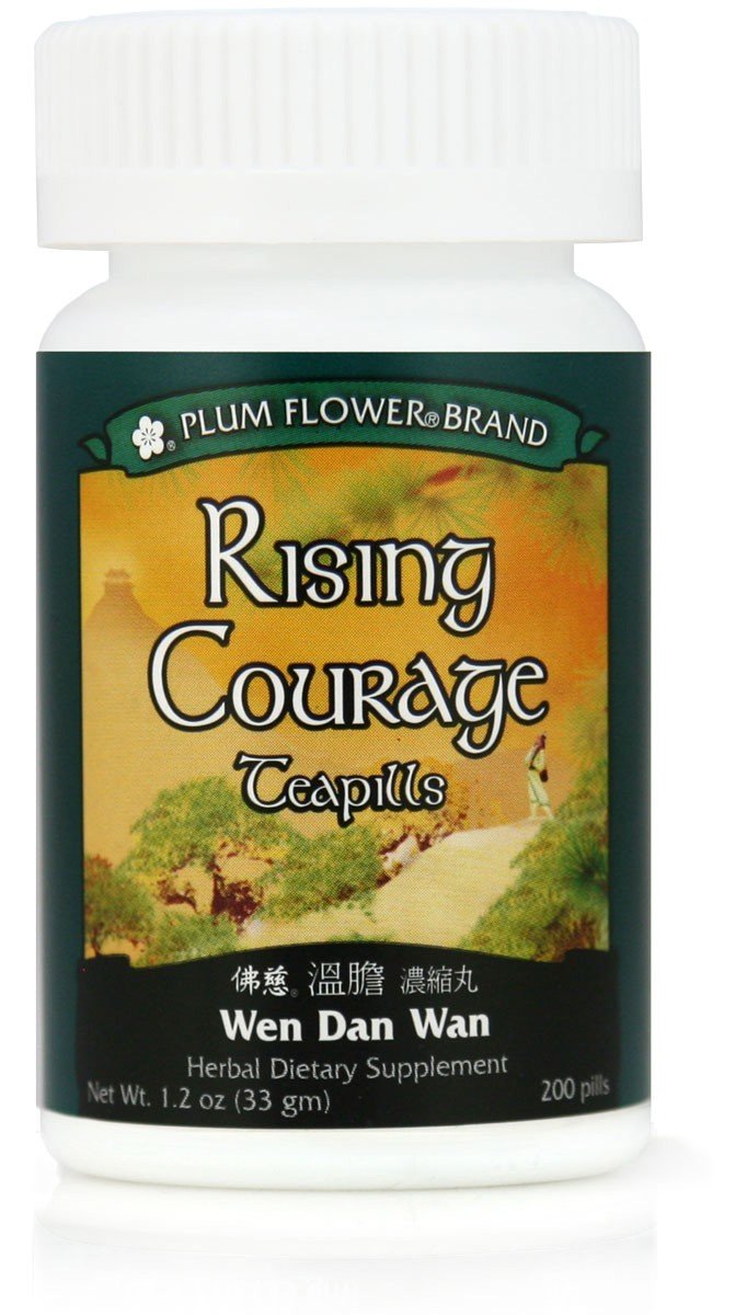 Pastillas de té Plum Flower Valor Ascendente Wen Dan Tang Wan para apoyo diario del bienestar.