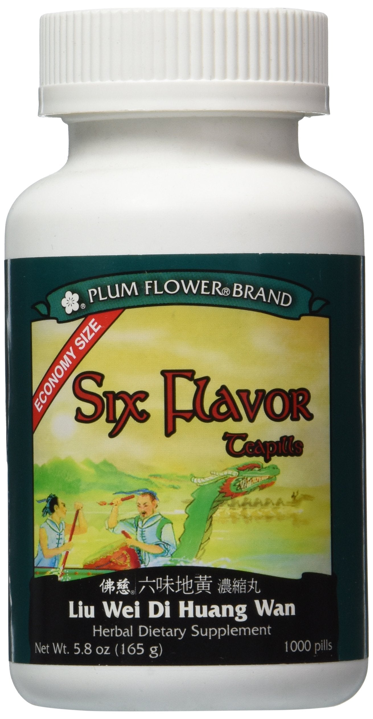 Pastillas Plum Flower Seis Sabores en bote grande para uso diario