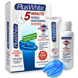 Plus White Premier gel blanqueamiento de 5 minutos para resultados rápidos.