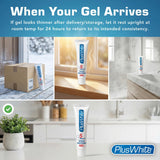 Plus White Speed Gel uso con hisopo para retoques fáciles en casa.