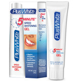 Plus White Speed Gel, botella vertido, facilita aplicación precisa en casa.