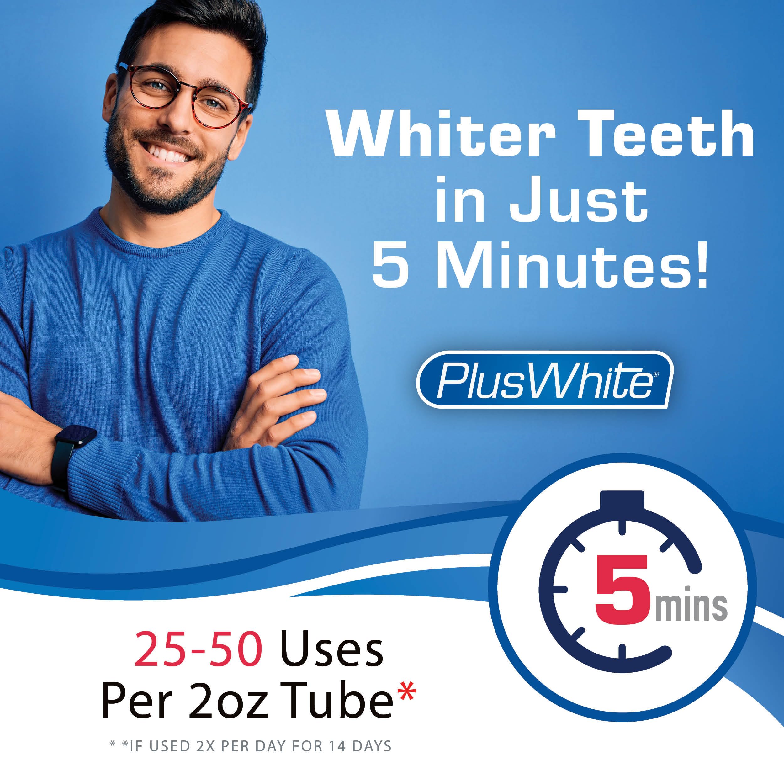 Plus White Speed Gel: tubo con punta para aplicación precisa.