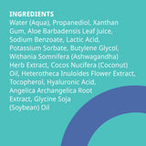 Ingredientes clave: aloe, calendula y ashwagandha en PlusOne.