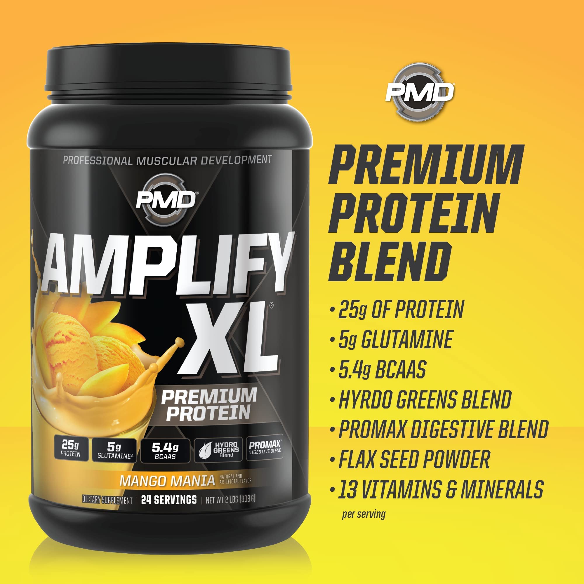 PMD Amplify XL mezcla Hydro Greens para bienestar general