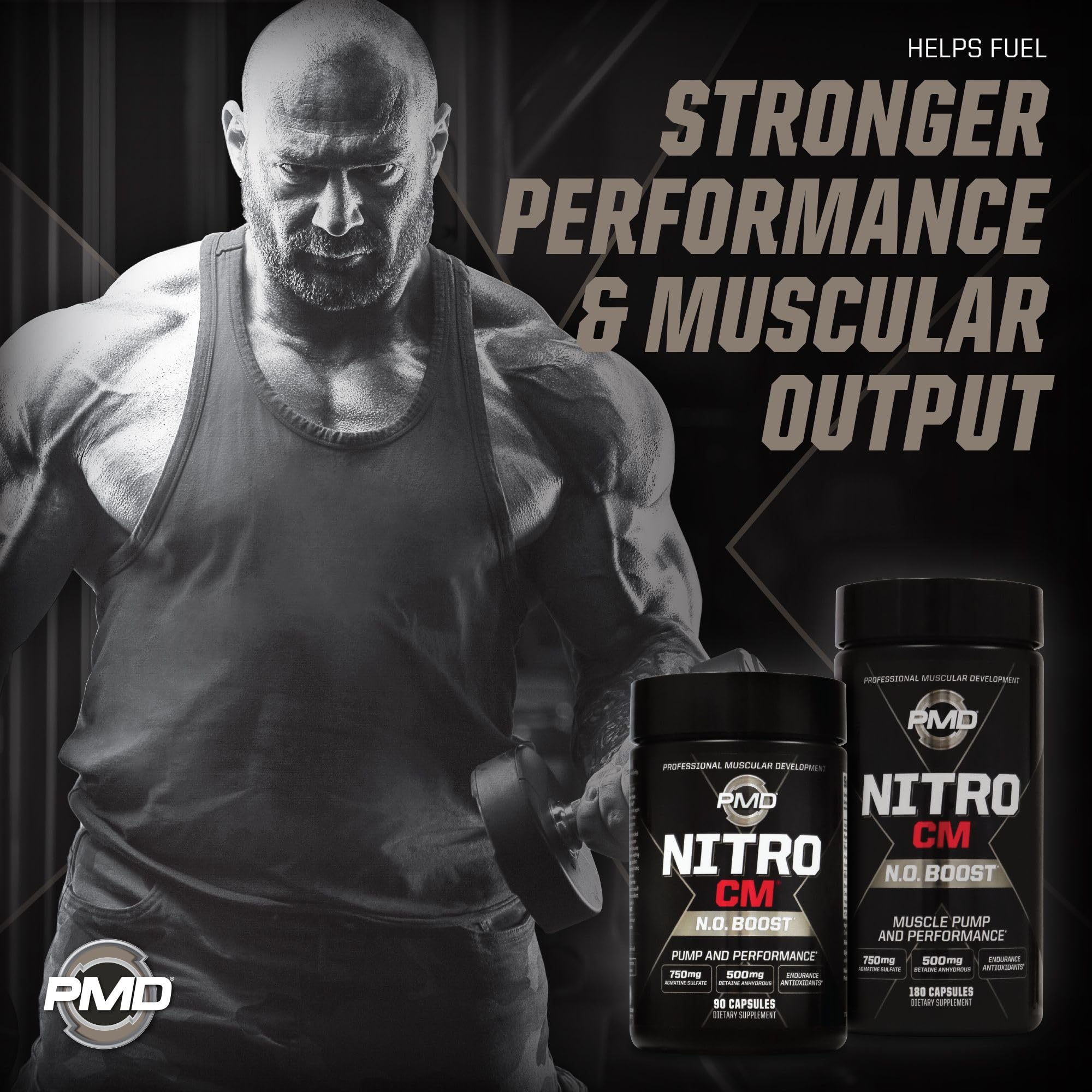 PMD Nitro CM: Citrulina Malato para oxígeno y recuperación muscular.