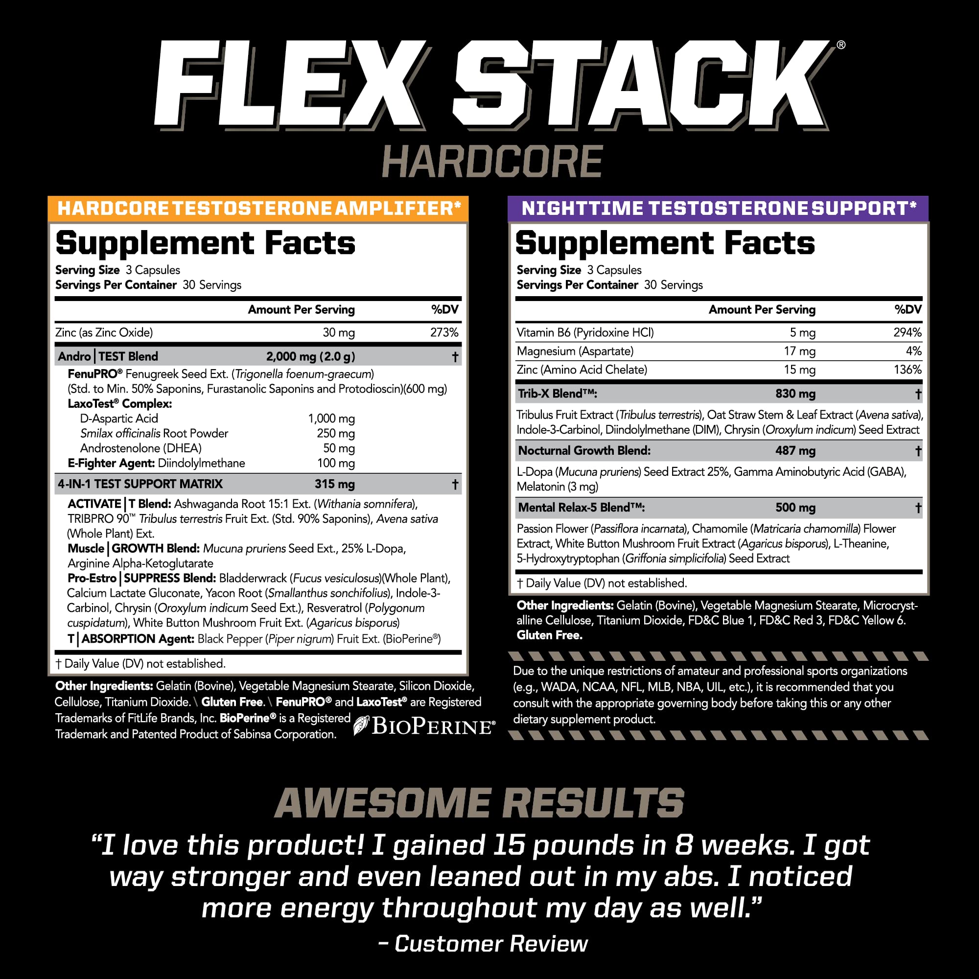 PMD Sports Flex Stack Hardcore: crecimiento muscular optimizado para sesiones más intensas