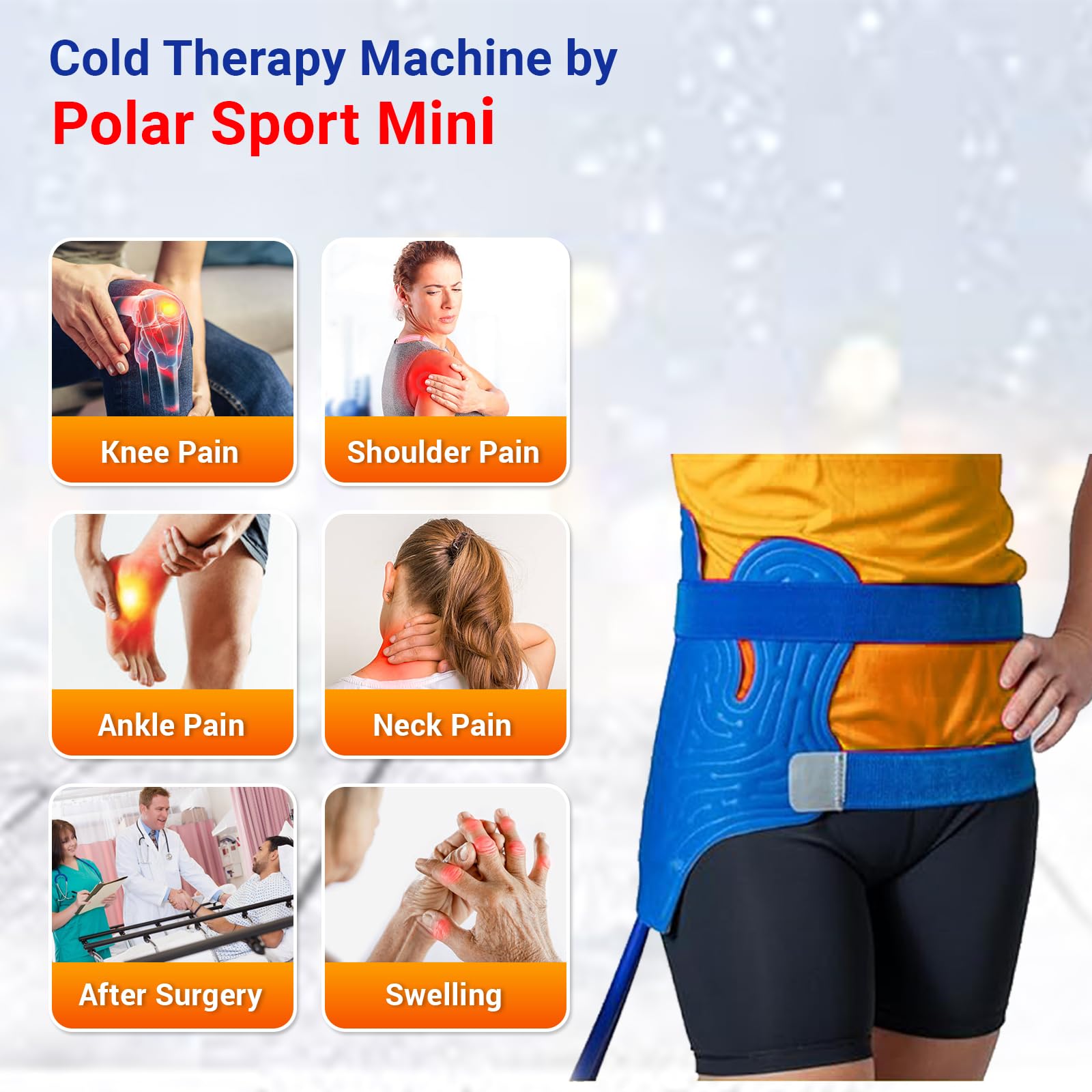 PMT Medical Polar Sport: tubos aislados que mantienen el frío constante durante la sesión