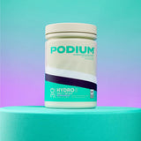 Podium Nutrition Hydro+Salt envase 2025 listo para entrenamientos en movimiento.