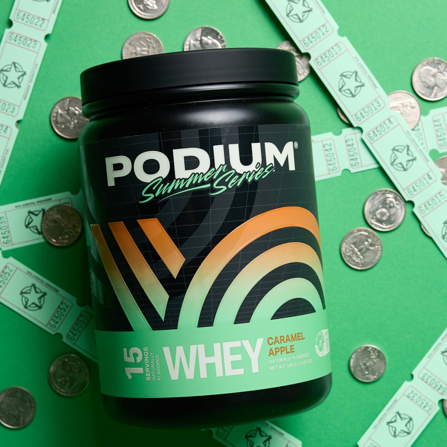 Podium Nutrition Caramel Apple: etiqueta detallada de componentes