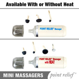 Point Relief Mini-Massager para manos y cuello, alivio donde más se necesita.