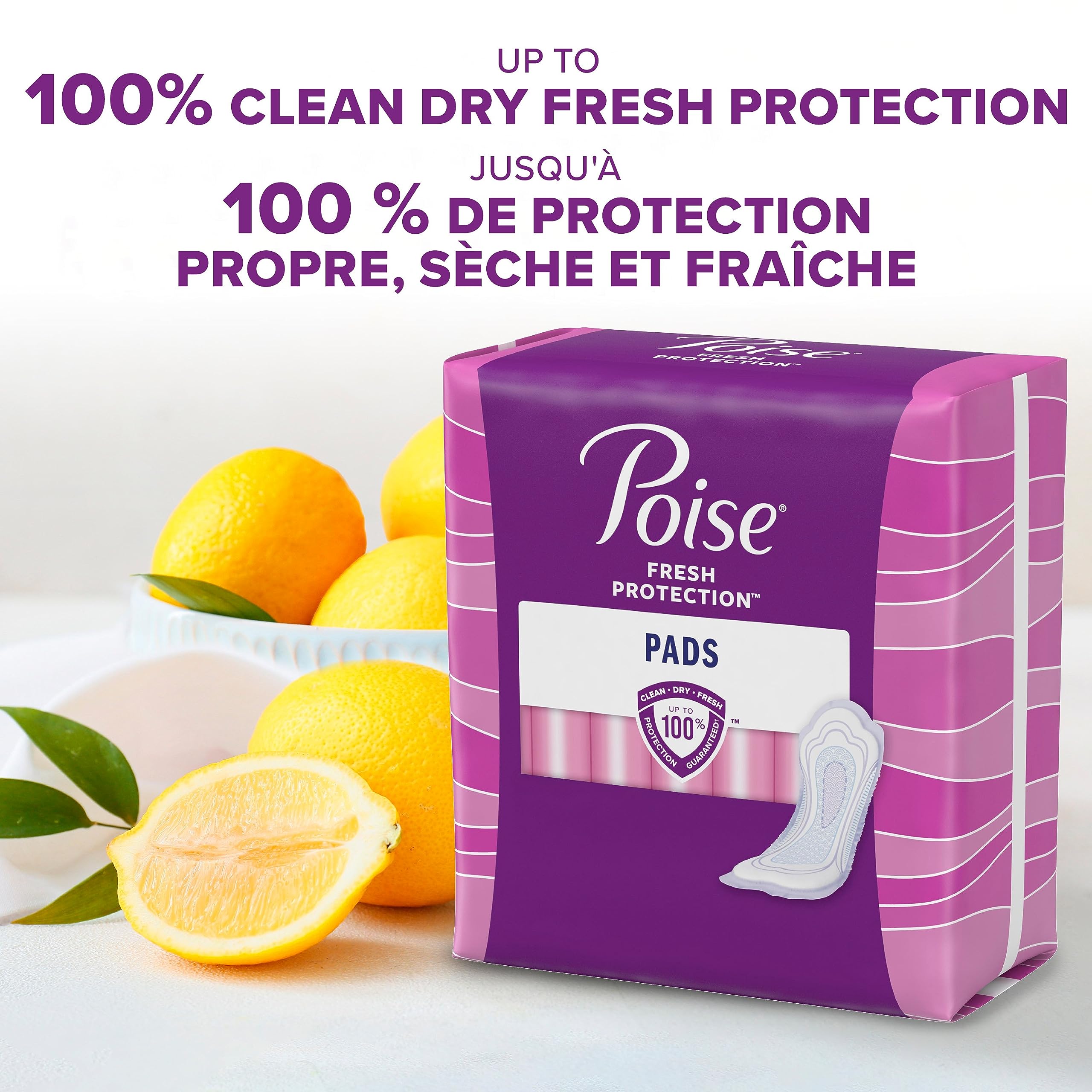 Poise bordes bloqueadores de fugas, proteccion adicional