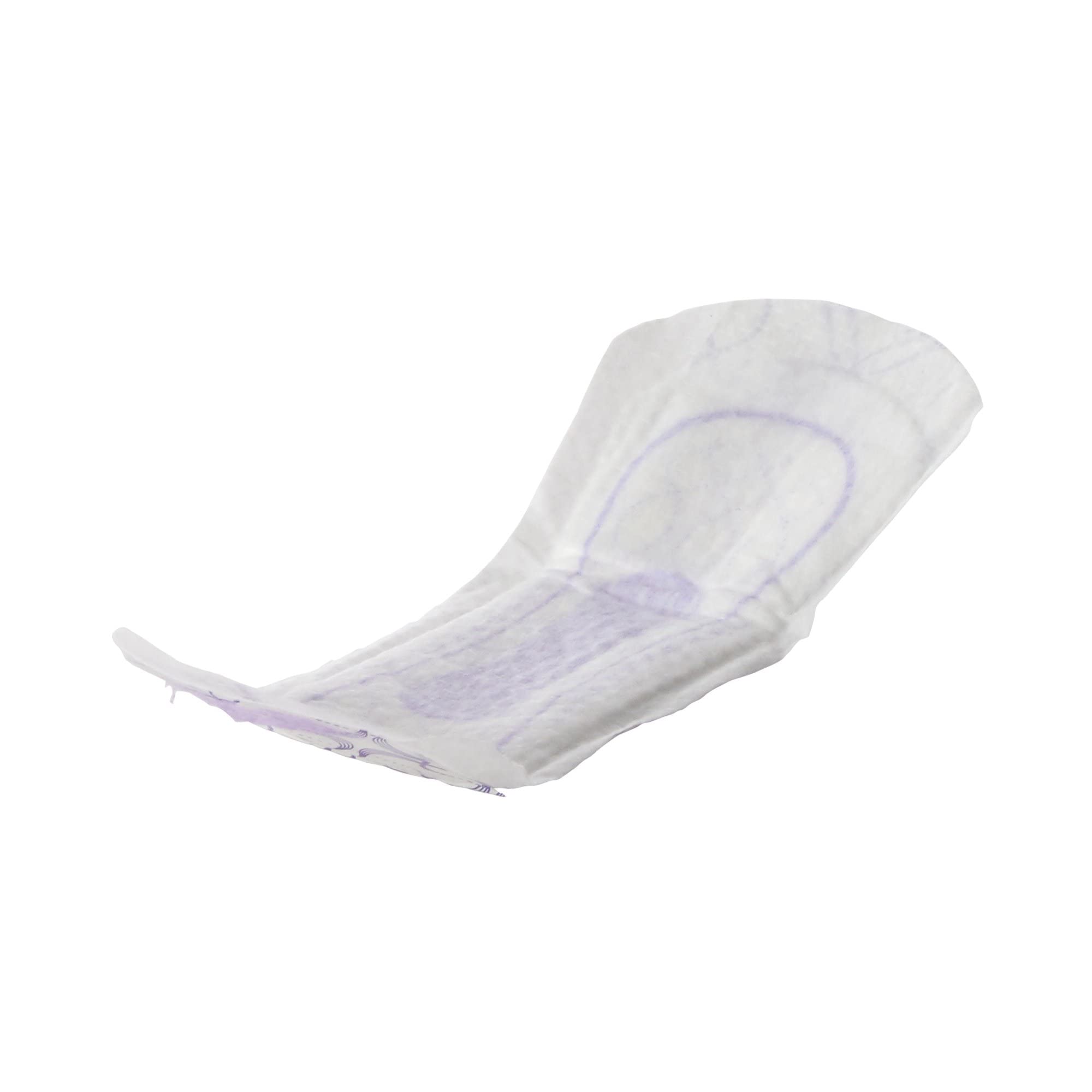 Poise Fresh Protection, adhesivo seguro fija la toalla para uso discreto durante el día.