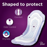Poise nucleo absorbente rapido, retiene humedad y controla olor