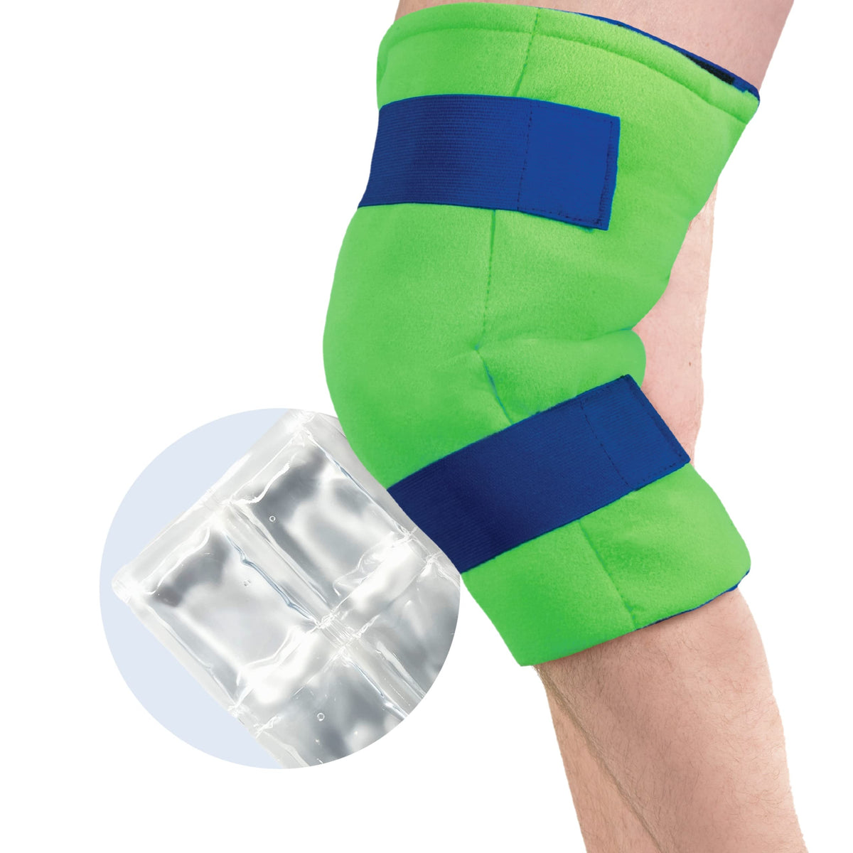 Polar Ice banda de rodilla grande con frío para alivio cómodo.