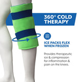 Polar Ice cierre de velcro ajustable para un ajuste seguro y cómodo.