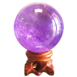 Polar Jade esfera amatista de primera calidad 50 mm para meditación y claridad