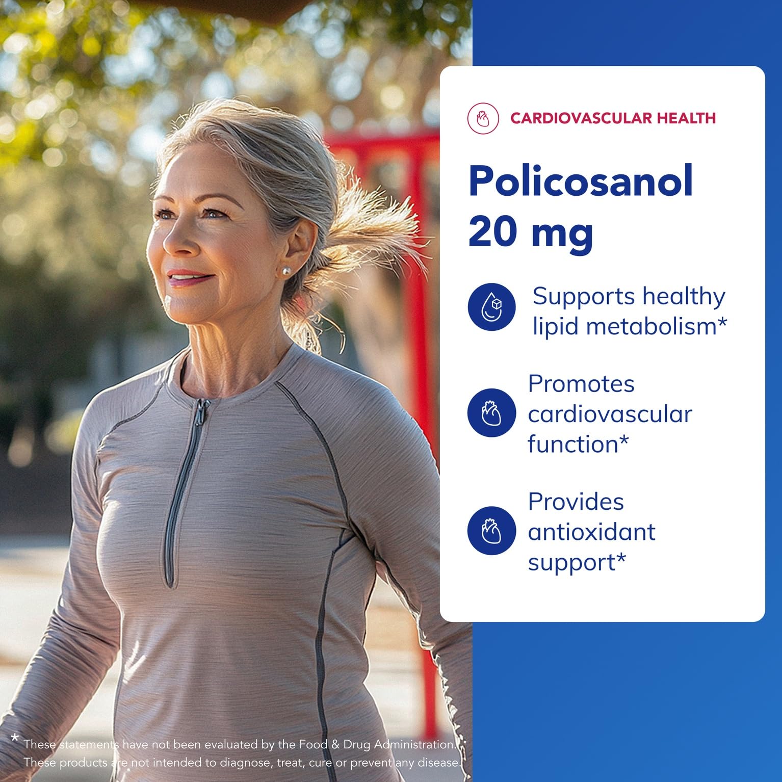 Cápsulas Policosanol 20 mg para uso diario cómodo.