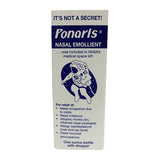 Ponaris Emoliente Nasal, botella de 1 onza, pack de 3 para uso diario.