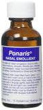 Ponaris emoliente nasal con gotero, botella lista para uso diario y alivio de la sequedad nasal.