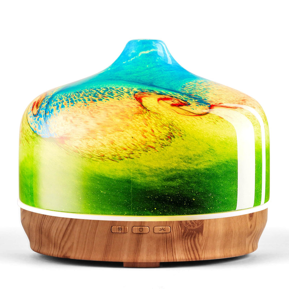 Porseme difusor de aceite esencial con vidrio de 500 ml para aroma duradero.