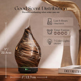 Porseme difusor, base de grano de madera, complemento decorativo en la oficina.