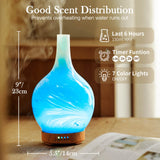 Porseme difusor 150 ml, base de madera elegante para sala o dormitorio