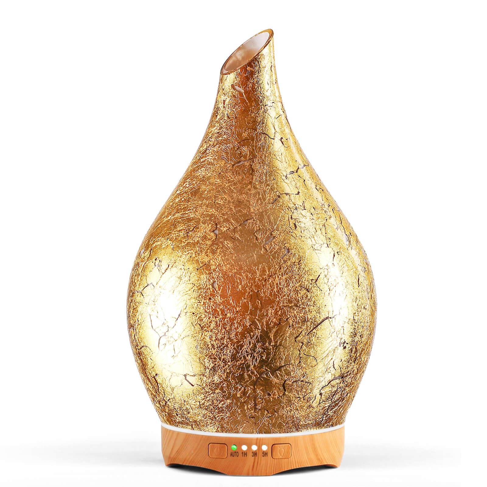 Difusor Porseme 280ml de vidrio con iluminación suave para habitación relajante.