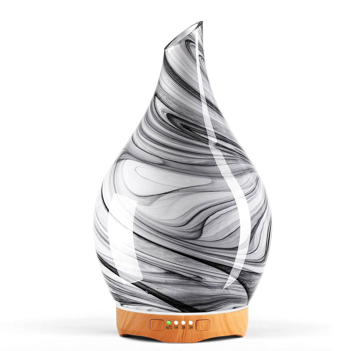 Difusor Porseme con globo de vidrio Ink para crear atmósfera tranquila.