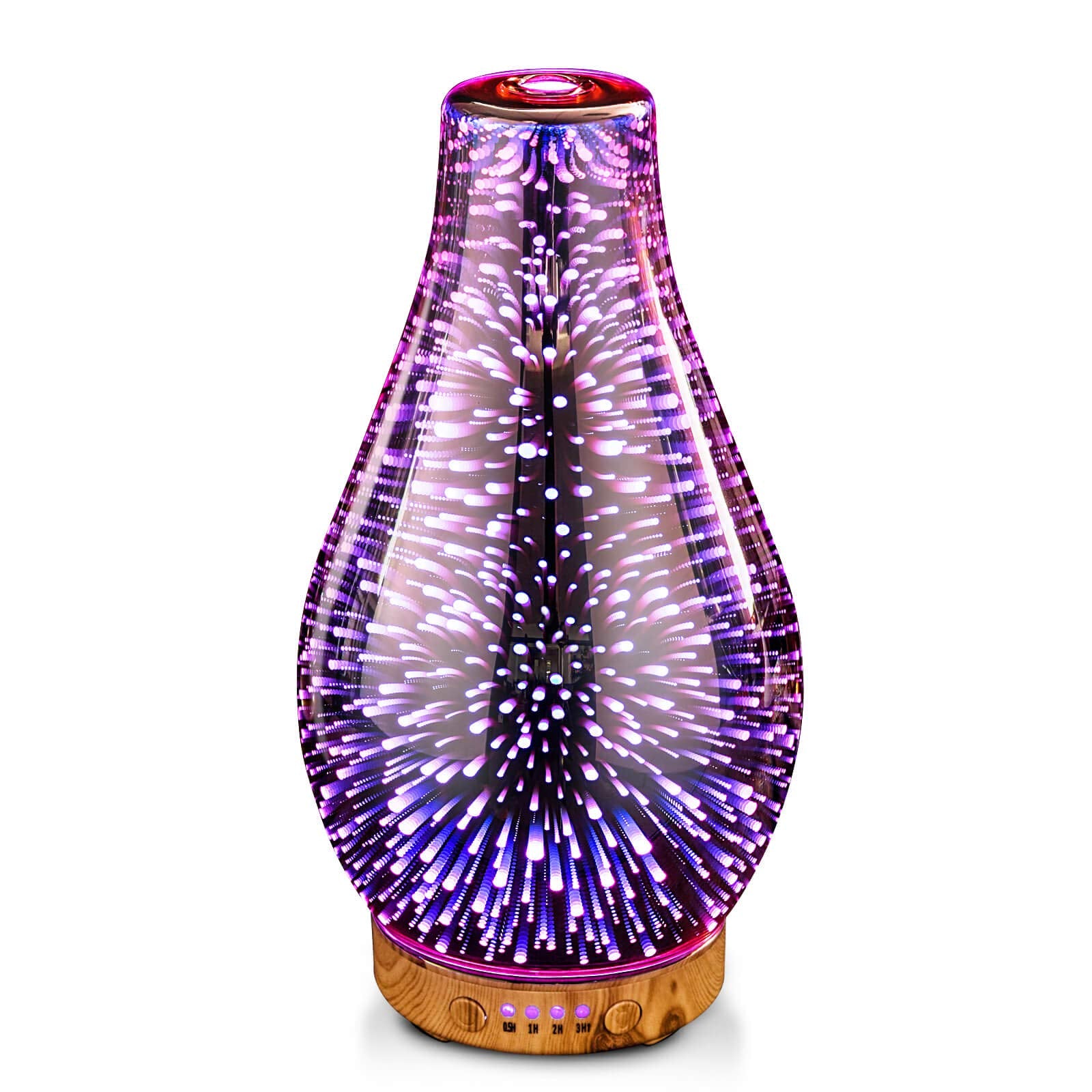 Porseme difusor con vidrio rosa dorado, ideal para un ambiente relajante.