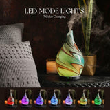 Difusor Porseme decorativo de vidrio con estrella, ideal para dormitorio
