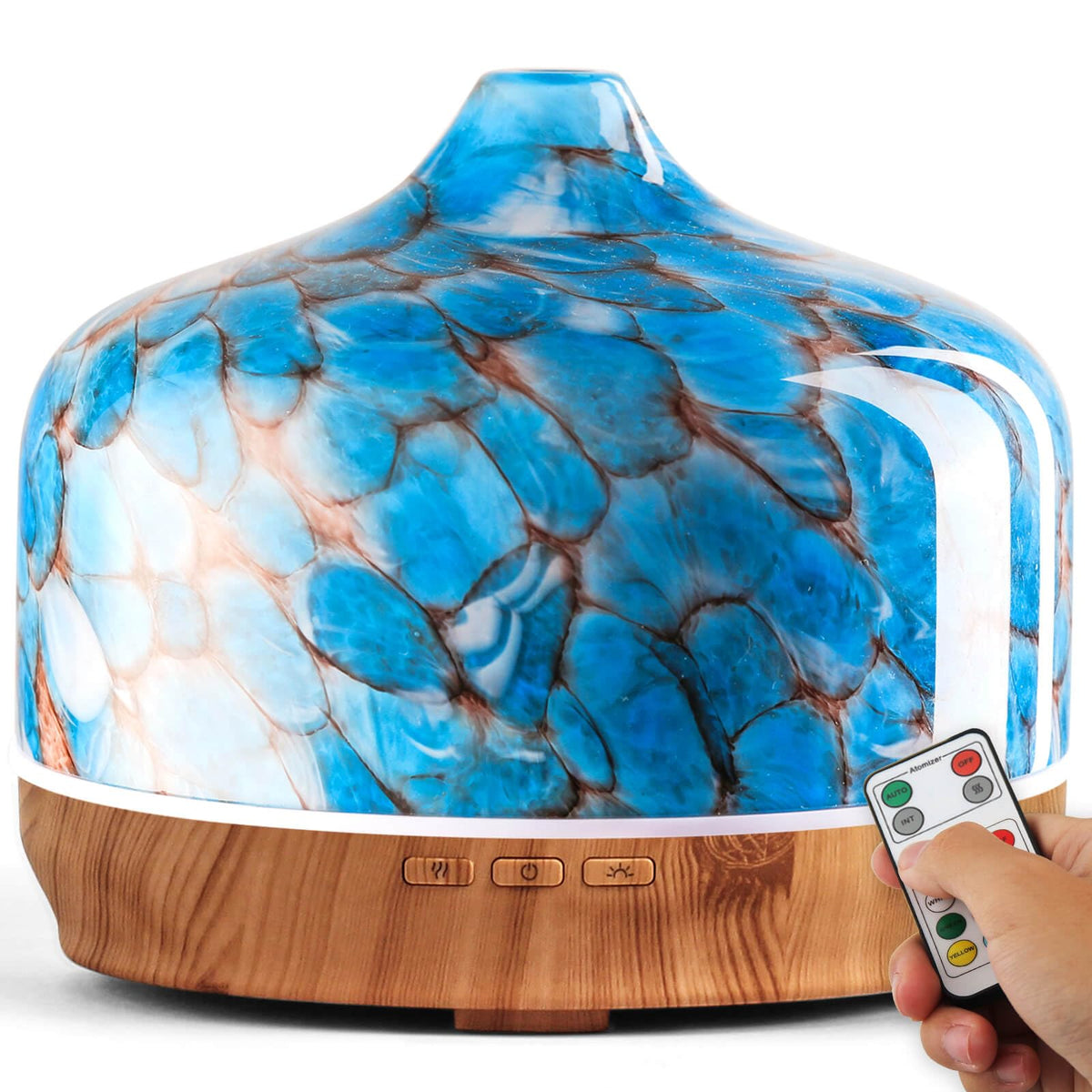 Porseme difusor de vidrio 500 ml, aroma suave para habitaciones grandes.