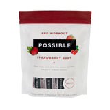 Possible Pre-Workout polvo sabor fresa-remolacha para energía sostenida antes del entrenamiento.
