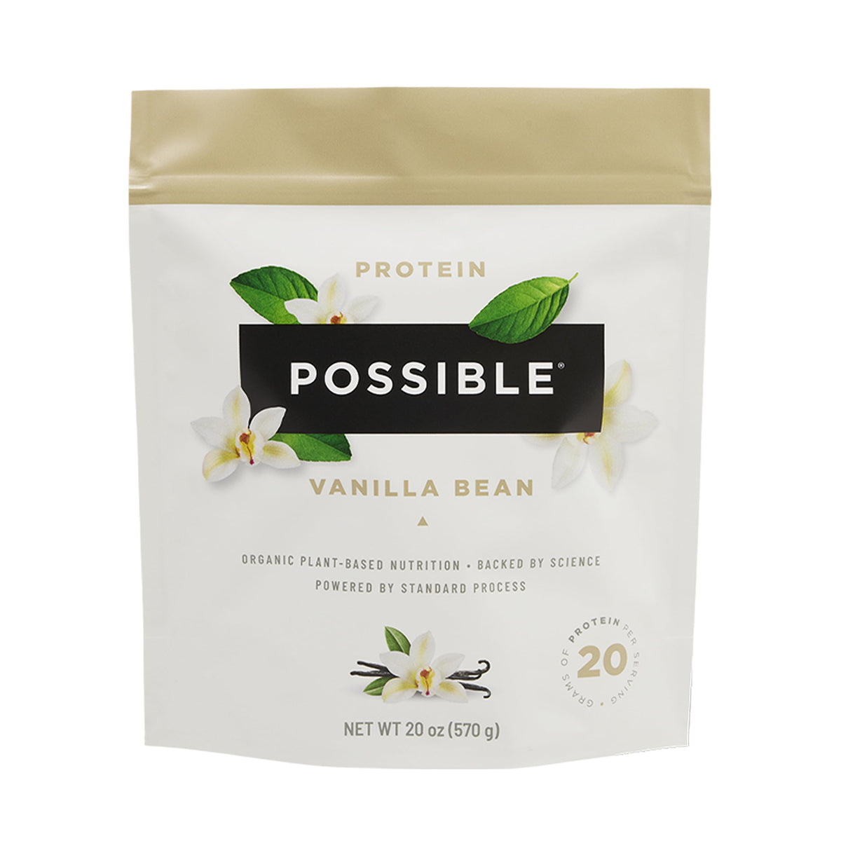 Possible Proteína en Polvo envase vainilla, proteína vegetal de alta calidad