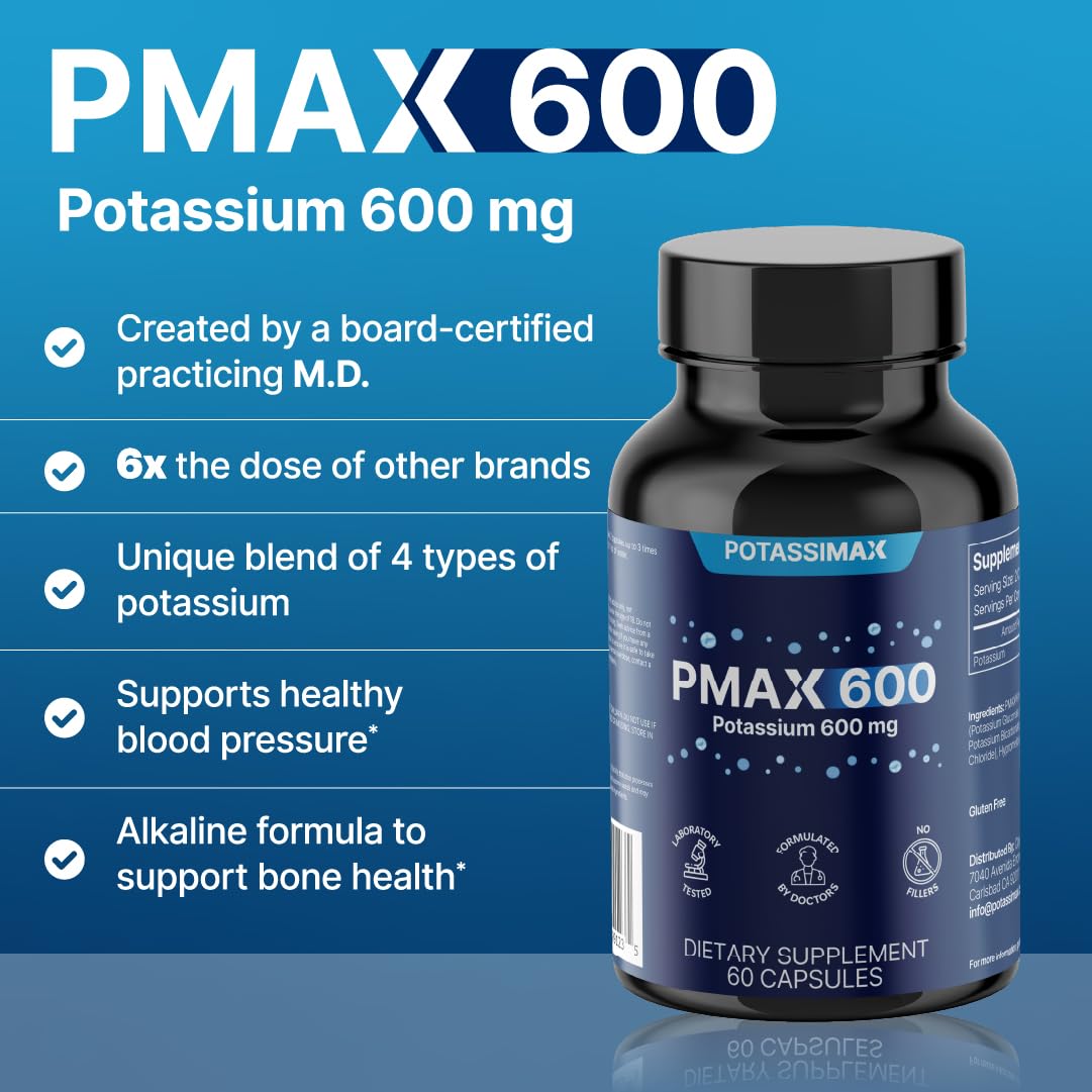 PMAX600 cápsulas de 600 mg para una toma diaria fácil.