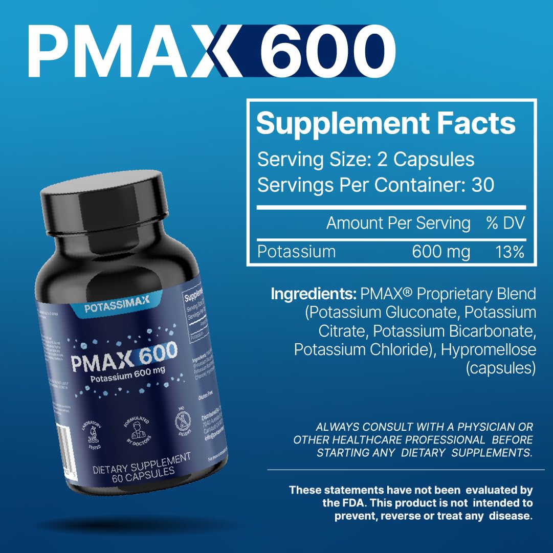 Etiqueta informativa de PMAX600 con indicaciones claras para el usuario.