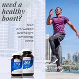 Powbab Liver Cleanse Detox, cápsulas en primer plano para ingesta diaria fácil.