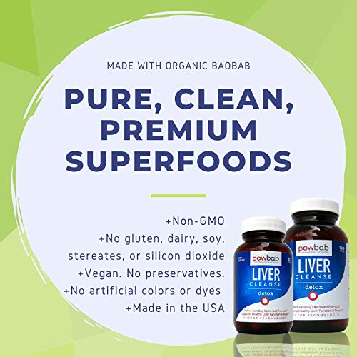 Powbab Liver Cleanse Detox, goji para antioxidantes y vitalidad.