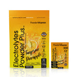 PowderVitamin Electrolitos bolsa mandarina-pina, hidratación rápida en cualquier momento.