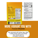 PowderVitamin Electrolitos bolsitas de viaje, solución sin calorías para días activos.