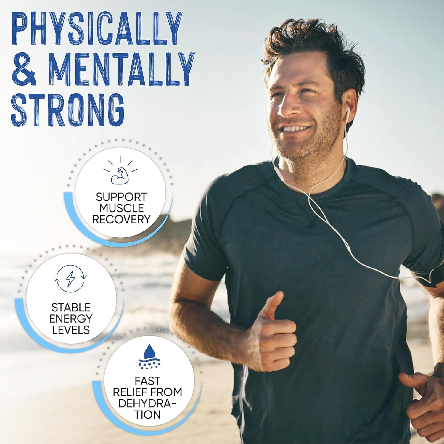 PowderVitamin Electrolytes Plus, calcio y magnesio en polvo para equilibrio mineral