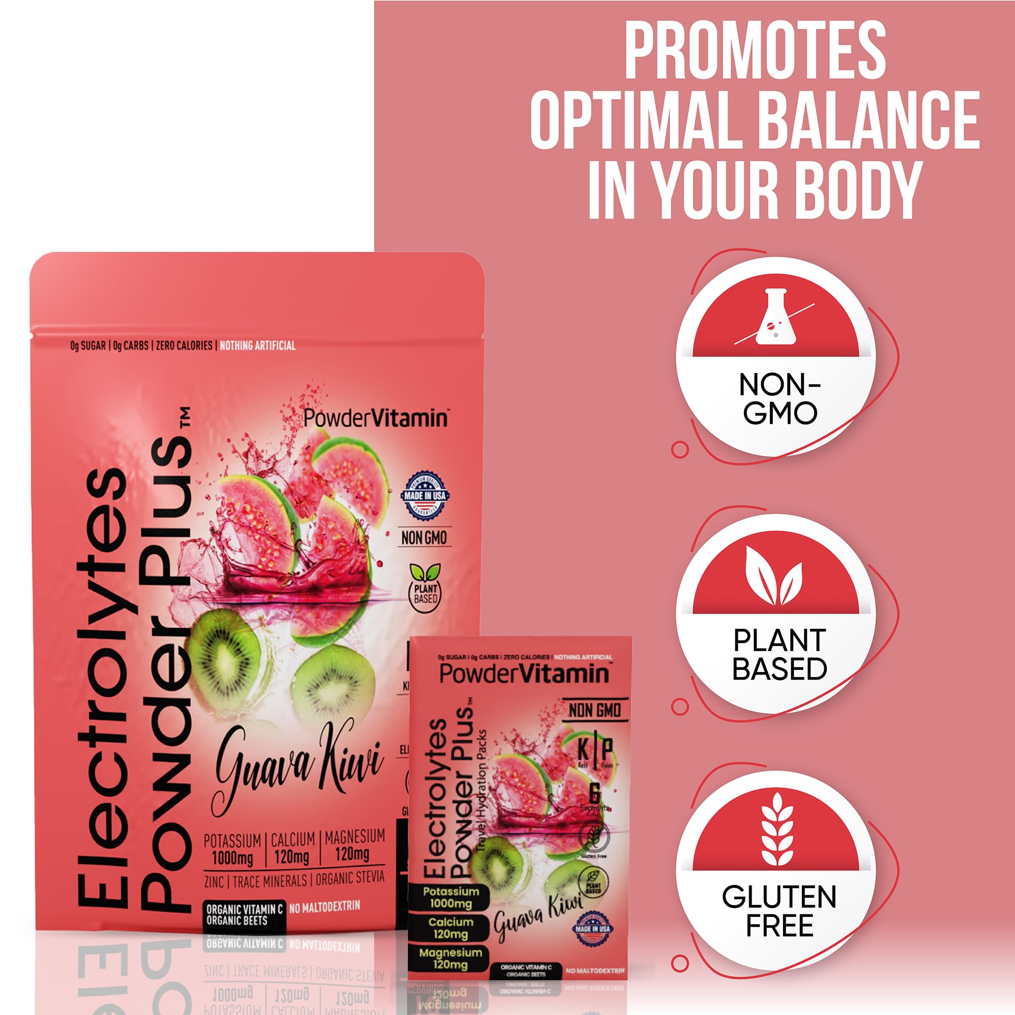 PowderVitamin Electrolytes durante el deporte, ayuda a la recuperación tras el entrenamiento.