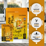 Caja de PowderVitamin Electrolitos lista para viaje