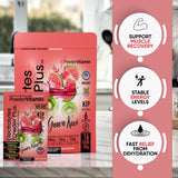 PowderVitamin Electrolytes etiqueta de ingredientes, transparencia para dietas cetogénicas.