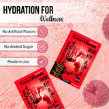 PowderVitamin Electrolytes frambuesa-calorias-cero: opción sin calorías para beber con frecuencia.