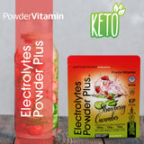PowderVitamin Electrolytes, potencia de potasio 1000 mg para recuperación y energía estable.