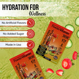 PowderVitamin Electrolytes mezcla con potasio, magnesio y calcio para equilibrio mineral.